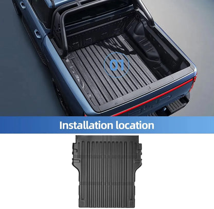 For BYD Shark Shark 6 2025 2024 RHD TPE Full Cover Floor Mats With Door Sill Protector, Floor Liners Cargo Liner Protection