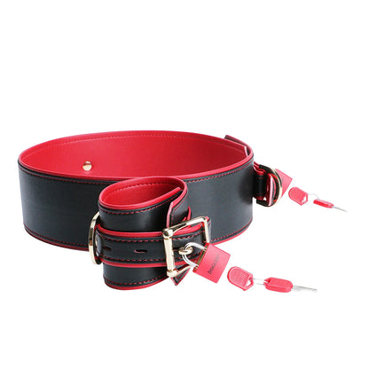 ANOSX Male Wrist Restraint Belt Leg Wristband PU Leather Restraint Strap Thigh Straps Body BDSM Adult Game Sex Toys For Men