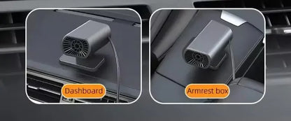 Mini 12V Car Heater USB/Cigarette Lighter Portable Fast Heating Cup Holder Design For Cab Truck RV Winter Travel Emergency Kit