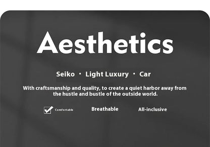 Car Rear Seat Covers for Most SUVs/Cars Full Coverage Protection Wear-Resistant Comfortable Breathable Easy to Clean
