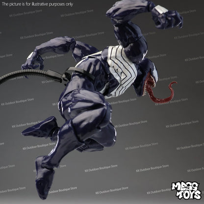 NEW Mess Toys Venom Lethal Neighbor Spider Man Symbiotic Black Suit Messtoys Spiderman Anime Action Figure Model Doll Gifts Toys