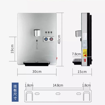 220V Pipeline Machine Home Wall-mounted Direct-drinking Machine Kitchen Appliance Small Desktop Hot Water Dispenser Glass Panel