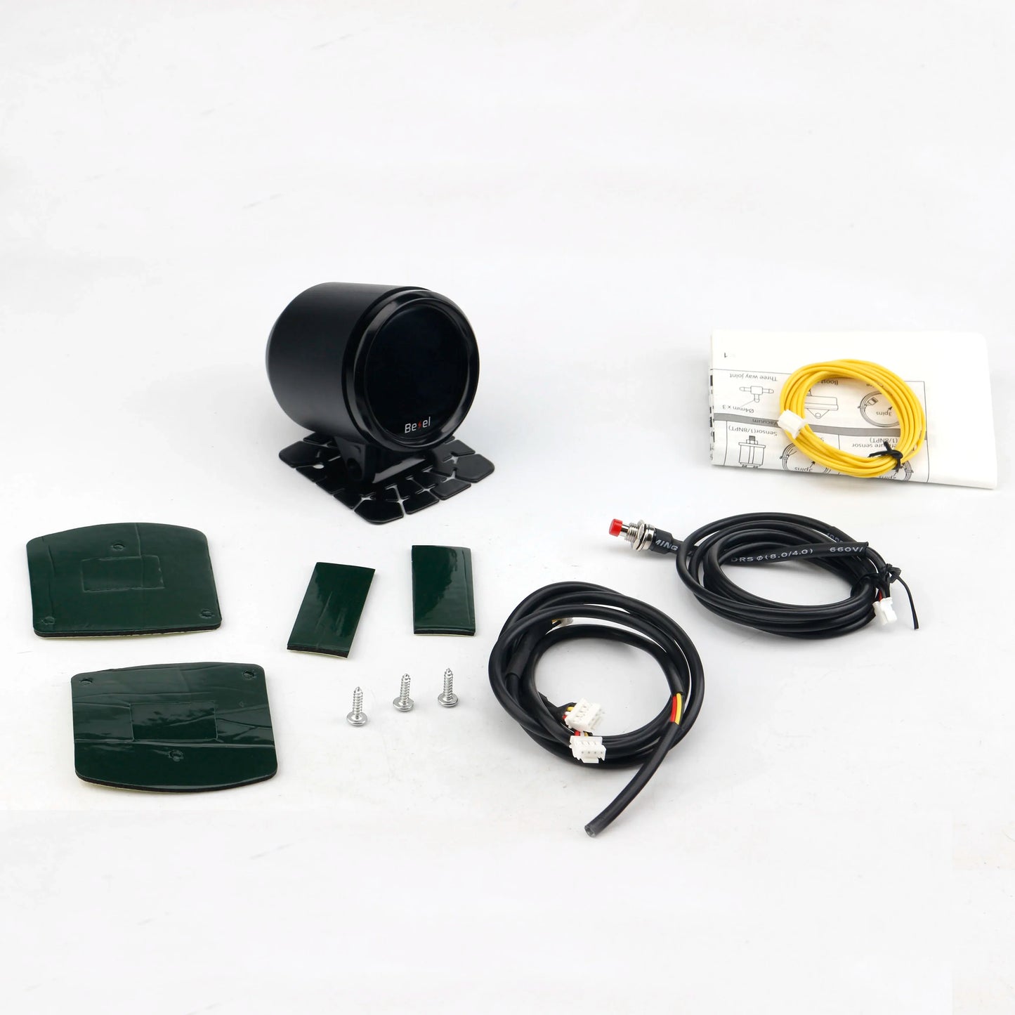 52mm Boost Water temp Oil temp Volt Vacuum Tachometer EGT Air fuel ratio Oil pressure Gauge 10 Color Car Meter