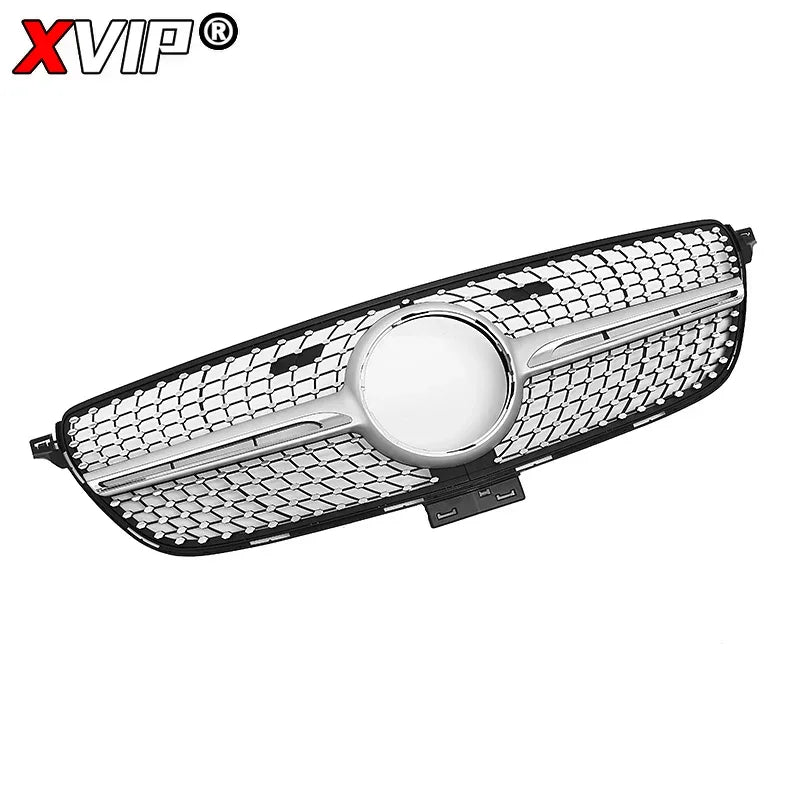 XVIP Front Chrome Diamonds Style Racing Grille For Mercedes Benz GLE C292 GLE350 GLE450 GLE500 GLE43 AMG 2016-2019 Upper Grilles
