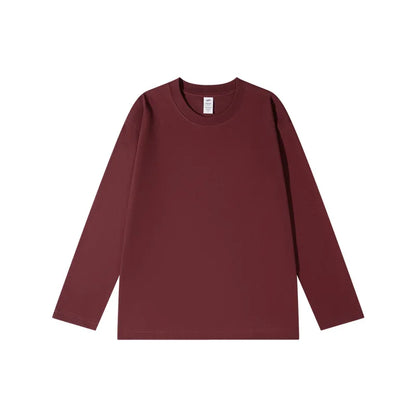 Spring Summer Tops T-shirt Women Solid Cotton Long Sleeve Bottoming Shirt Casual Korean Top Tees Harajuku Loose Basic Tshirt