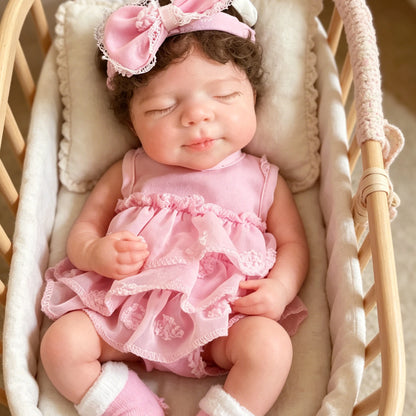 13 Inch Pascale Silicone Doll Handmade Cute Bebe Newborn Baby Soft Solid Silicone Girl Can Open Mouth For Gifts
