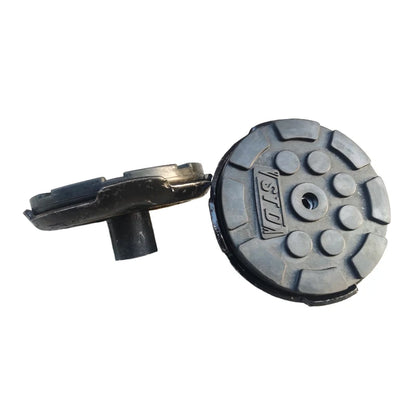 2.5Tons 3 Tons Horizontal Jack Accessories 3T Horizontal Hydraulic Jack rubber pad Universal Wheel Pallet Front Wheel