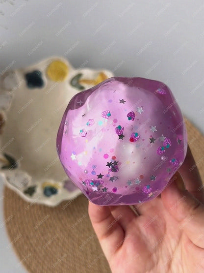 Crispy Squishy Ball Cracking Wax Crunchy Shatter Stress Ball ASMR Satisfying Pop Sound Anti Stress Relief Fidget Toys for Adults