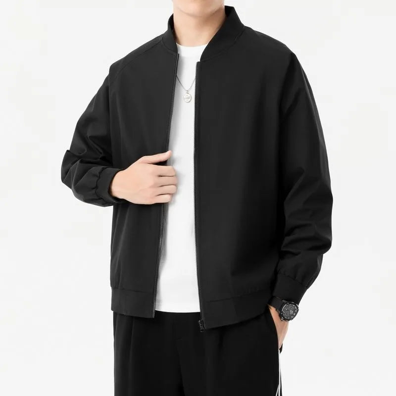 Men's Long-sleeved Jacket, Tooling Casual Sports Baseball Jersey, Thickened Jacket Men's