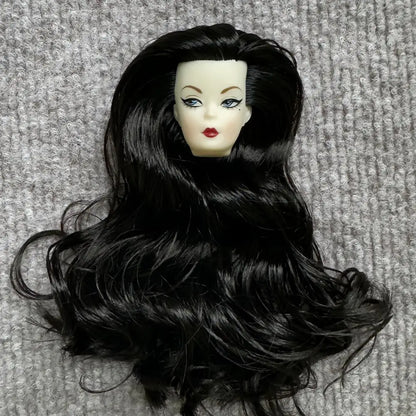 1/6 ST Face Mold Vintage Doll Heads For 30cm Solid Female Body Children Playing  Gifts
