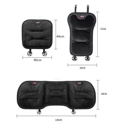 Car Seat CushionFor Audi TT Warm Flannel Thick Plush Universal Rear Seat Backrest Protector Cover
