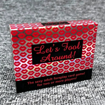 Let's fool around couples interesting English interactive collection game cards