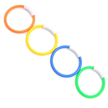 Summer Swimming Diving Toys Set Pool Swim Ring Water Sports Play Game Diving Stick Underwater Accessories Grabbing Toys for Kid