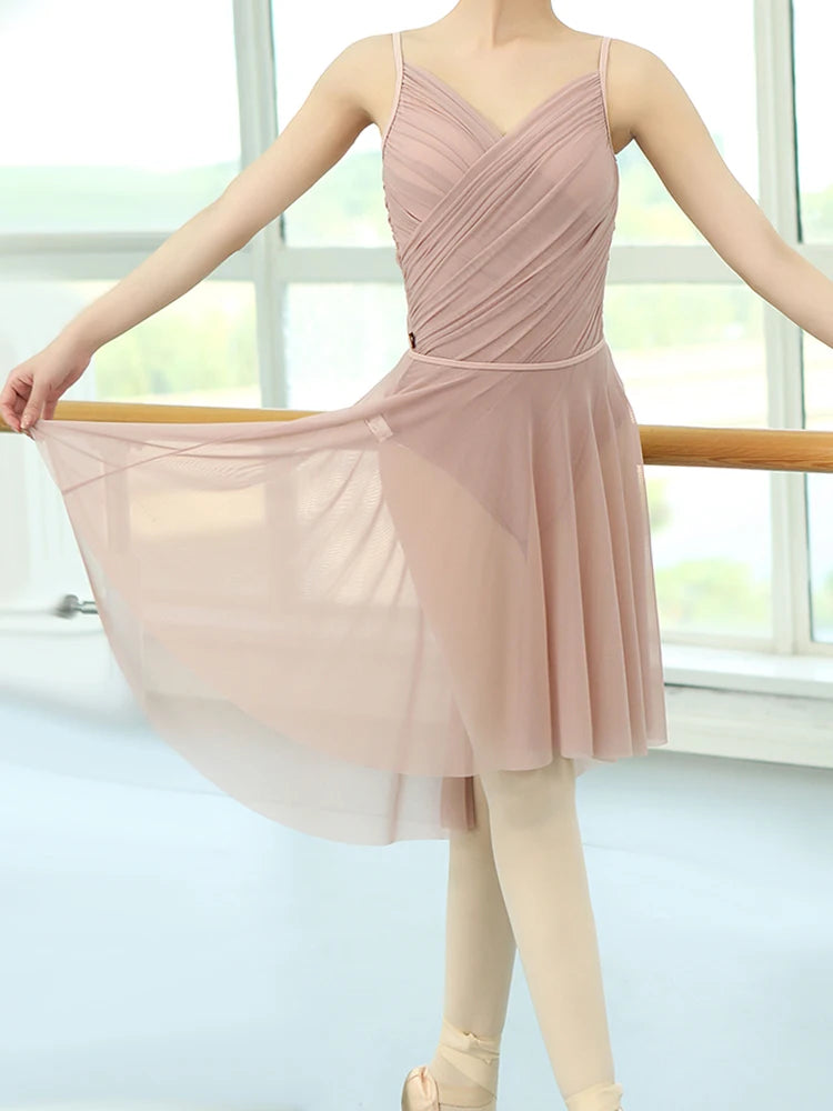 Dance Skirt, Skirt, Mesh Ballet Skirt, Adult Female Gymnastics Suit, Teacher Dance Practice Suit, Gauze Skirt, Tights