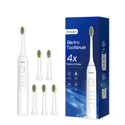 Dr.Yadent YD05 Sonic Toothbrush Gentle to Adult Gum 4 Modes 6 Soft Bristles Heads 2 Mins SmartTimer with Fast USB-C Rechargeable