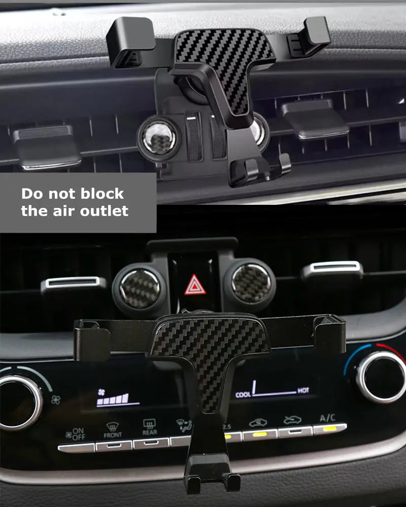 For Corolla E210 2019 2020 2021 Car Air Vent Mount Phone Holder for Mobile Phone Stable Cradle Smart Toyota  Stand Bracket