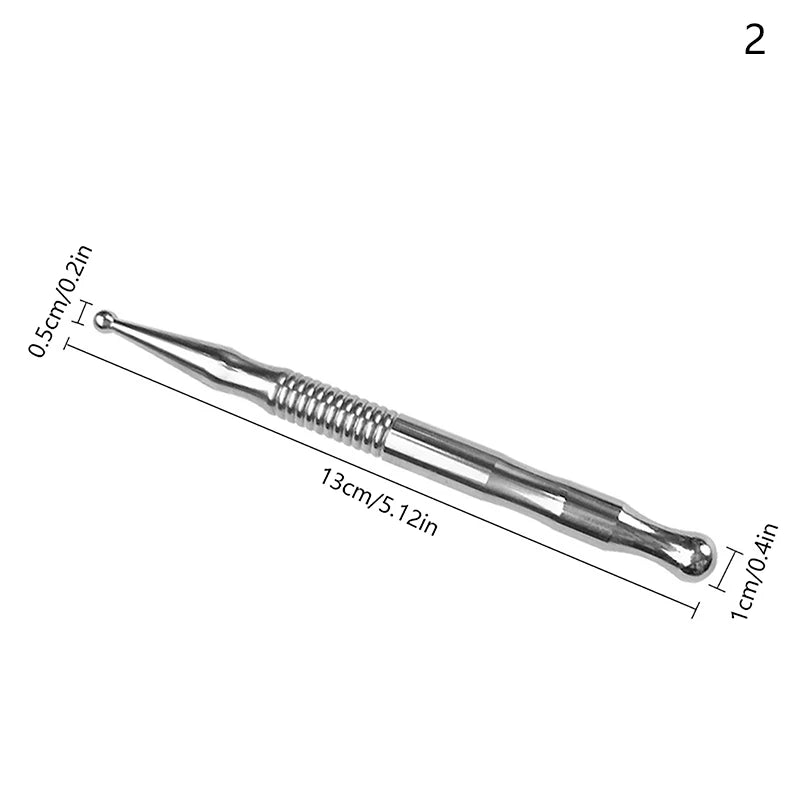Stainless Steel Manual Acupuncture Pen Trigger Point Massager Deep Tissue Massage Tool For Body Meridian Pain Relief Health Care