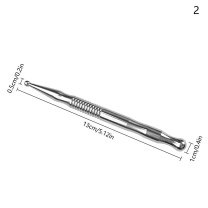 Stainless Steel Manual Acupuncture Pen Trigger Point Massager Deep Tissue Massage Tool For Body Meridian Pain Relief Health Care