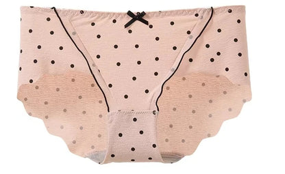 Ensemble Soutien-Gorge French Coquette à Pois Sans Armature, Effet Push Up Pour Petite Poitrine Forme Pêche, Confortable et Sexy