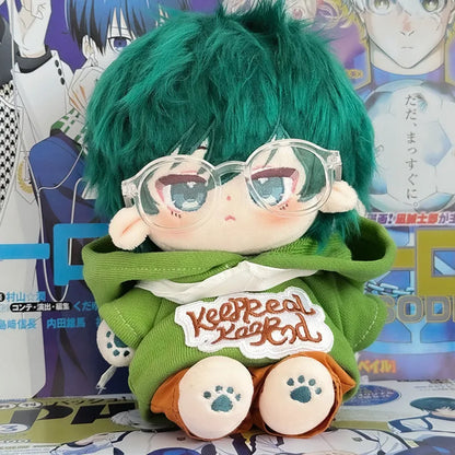 20cm Anime Football Game Blue Prison Baby Plushie Dolls Toys Idol Changeable Clothes Cospslay Cartoon Doll  Fans Collection Gift