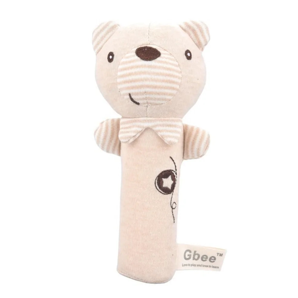 Creative Cartoon Animals Baby Hand Shaker Soft Child Educational Handbells Newborn Comfort Toy Baby Comfort Toys Infant Rattle