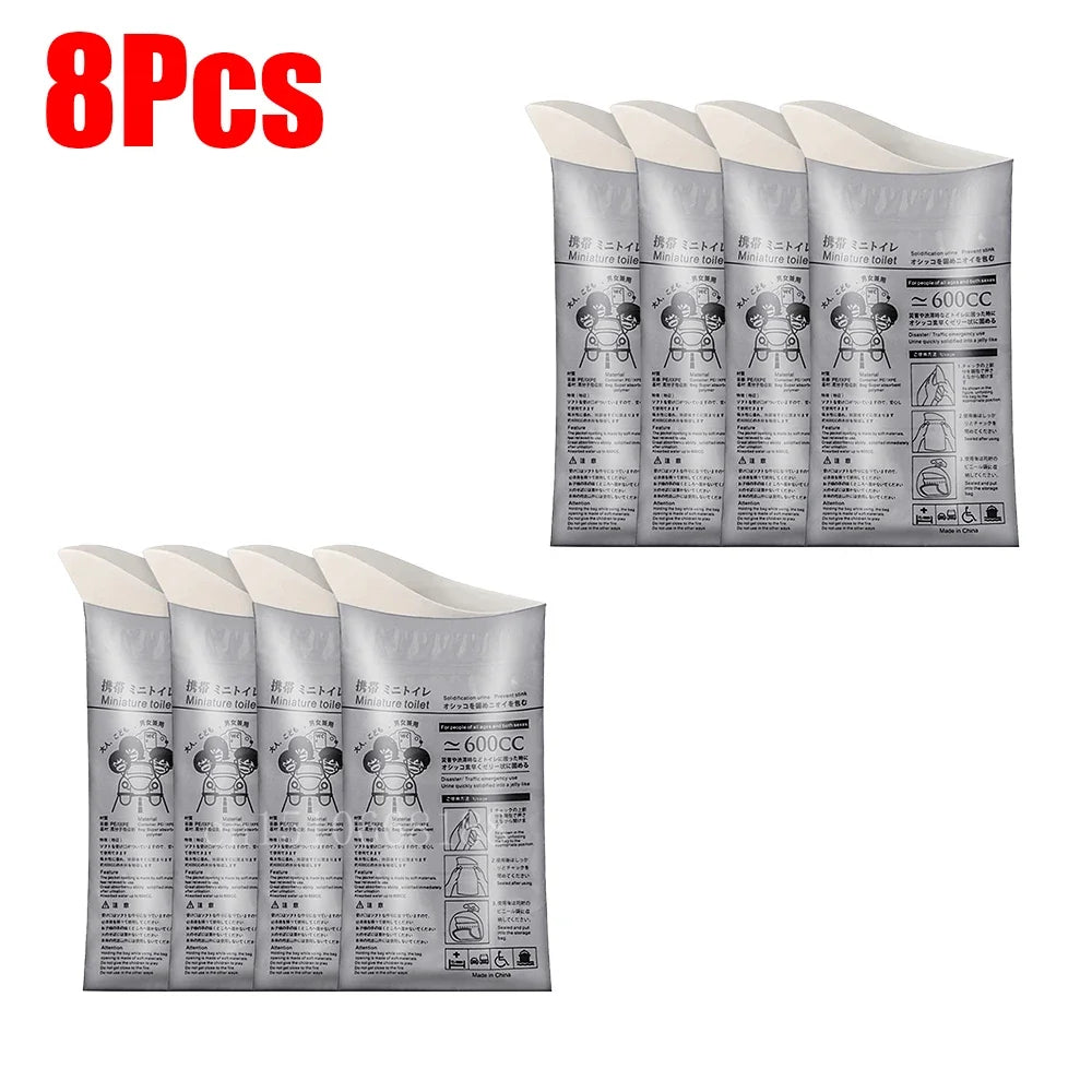 4-100Pc Outdoor Emergency Urine Bags 600ml Disposable Travel Mobile Toilet Portable Urinal Bag for Female Baby Male Vomiting Bag