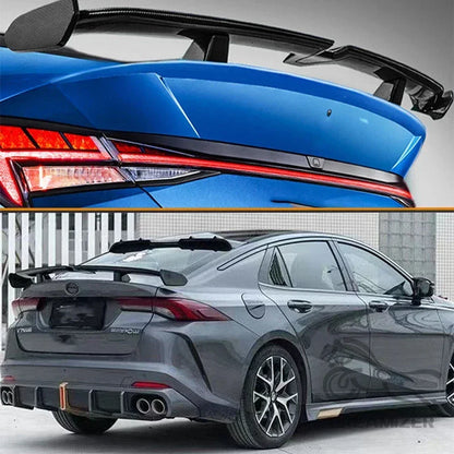 Universal Rear Spoiler MG6 PRO Style ABS Racing Spoiler Wing Rear Trunk Spoiler Wing Lid Tail Hatchback Sedan Coupe Convertible