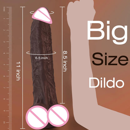 Huge Thick Realistic Dildo Big Dildos Penetration Anal Plug Vagina Masturbation Fake Dick Sexy Adult Sex Toys for Women Sexuales