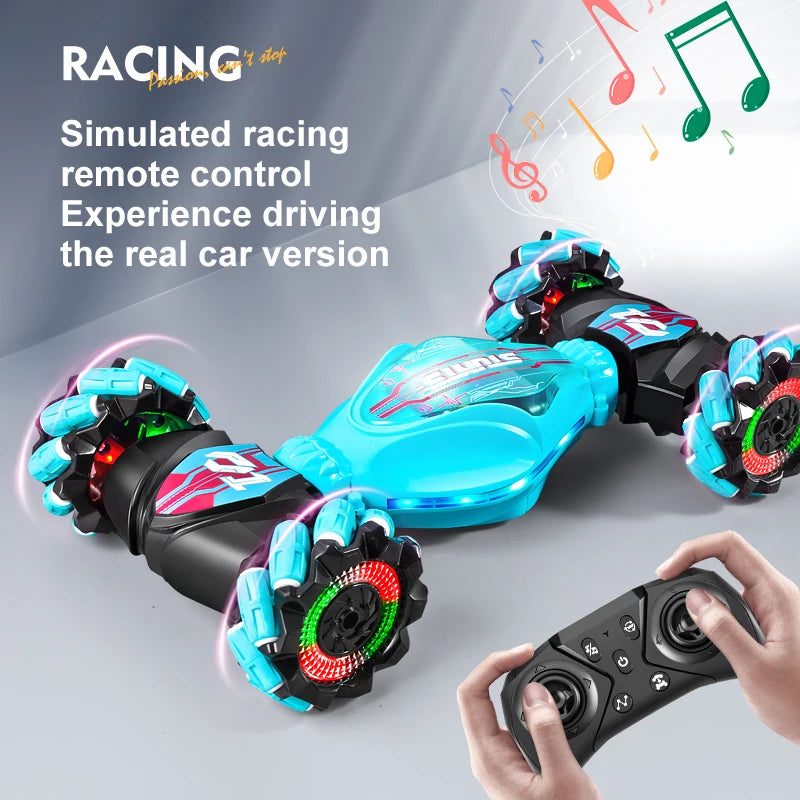 Gesture sensing remote control dual control drifting stunt car, 360 ° rotation of lighting sound effect, Christmas birthday gift