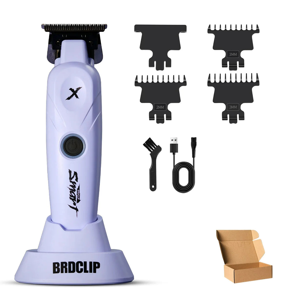 BRDCLIP X Series Professional 8800rpm Barber Clipper Set Hair Trimmer 10000RPM Foil Shaver Fade Men's Haircutting Set