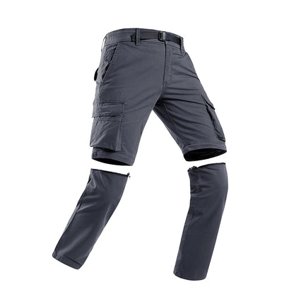 Spring Men Cotton Cargo Pants + Shorts Men Summer Multi-Pocket Shorts Pants Mens Joggers Sweatpant Casual Shorts Trousers Male