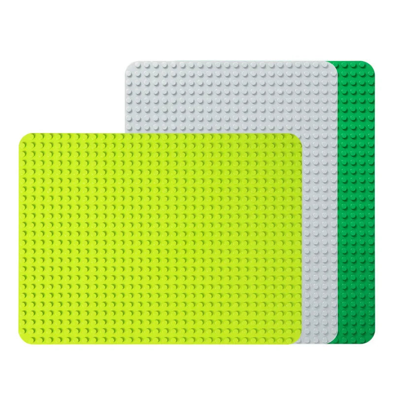 24*32 Dots Big Bricks Base Plate, Big Size Baseplate Building Blocks Floor Toys, DIY Wall Duploed Christmas Easter Gift Toy