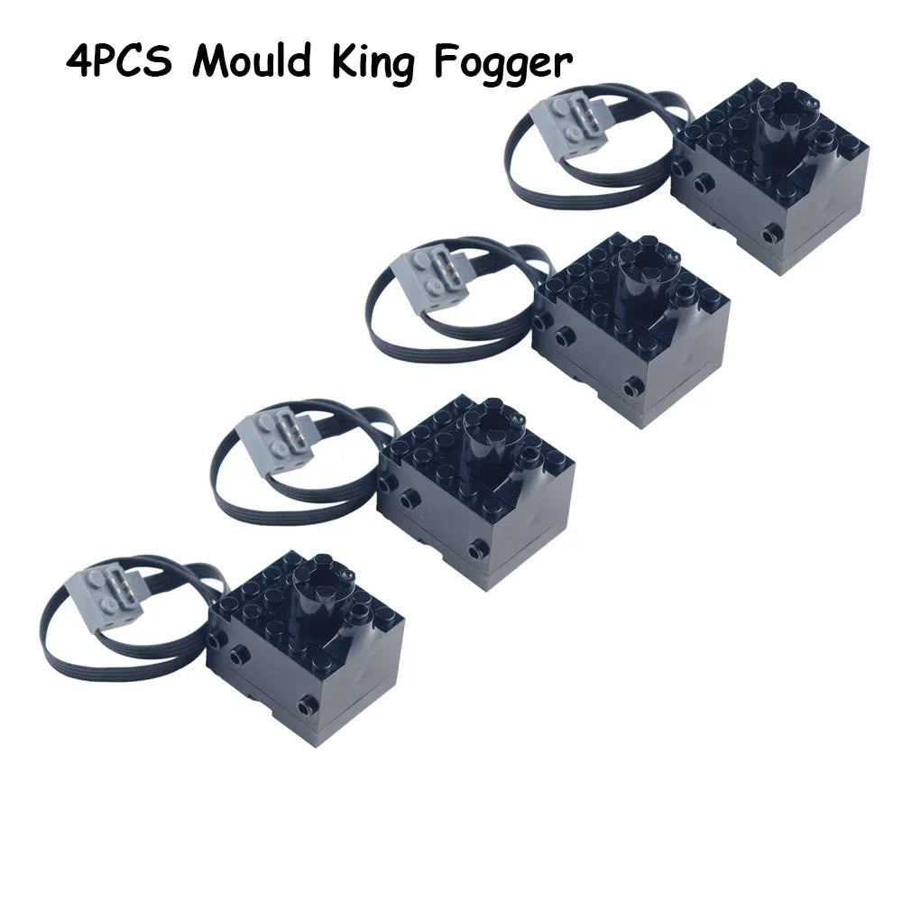 Mould King Fogger Technical Light Spray Smoke Part Compatible Major Brand Building Blocks MOC Supercar Retro Steam Train Chimney