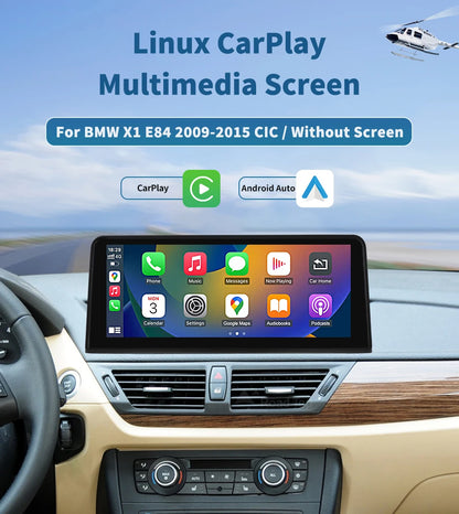 1920*720 Linux Touch Screen Wireless Carplay Android Auto Car Multimedia Player Display For BMW X1 E84 2009-2015 CIC