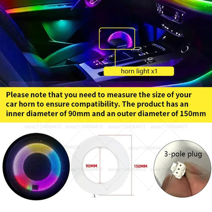 22in1 RGB Car Interior Acrylic Car Ambient Lights RGB Hidden Acrylic Strip Decoration Atmosphere Accessories For Peugeot 2008