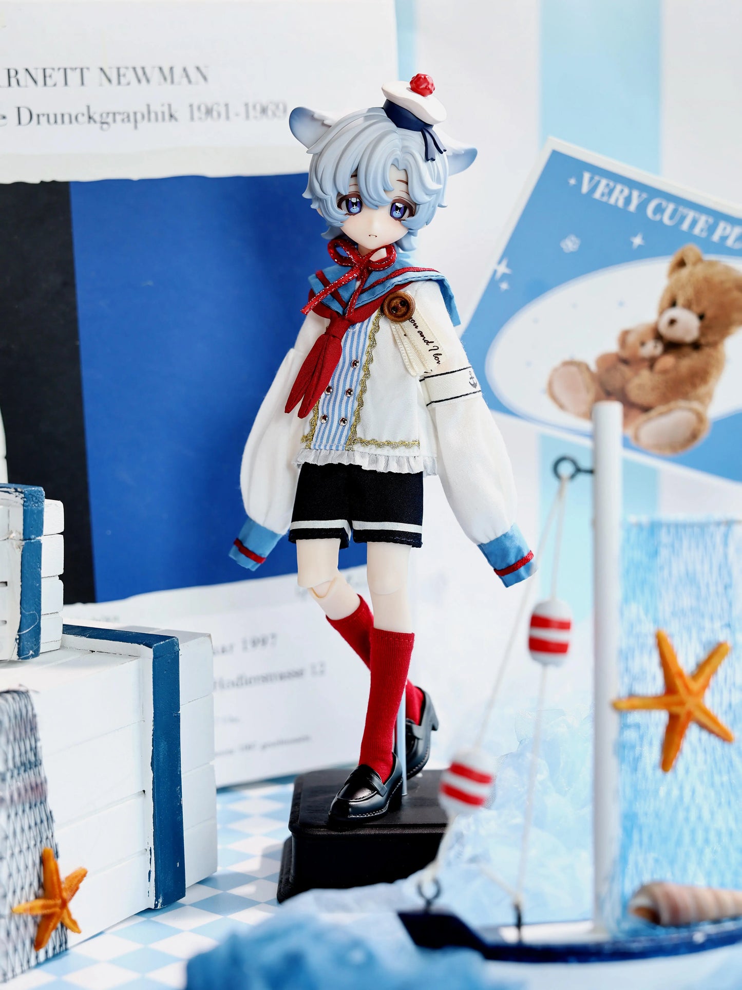 Genuine Mirai Dolls Boxed Furry Series 1/8 Action Figure Bjd Blind Box Anime Character Doll Model Desk Ornament Collect Toy Gift