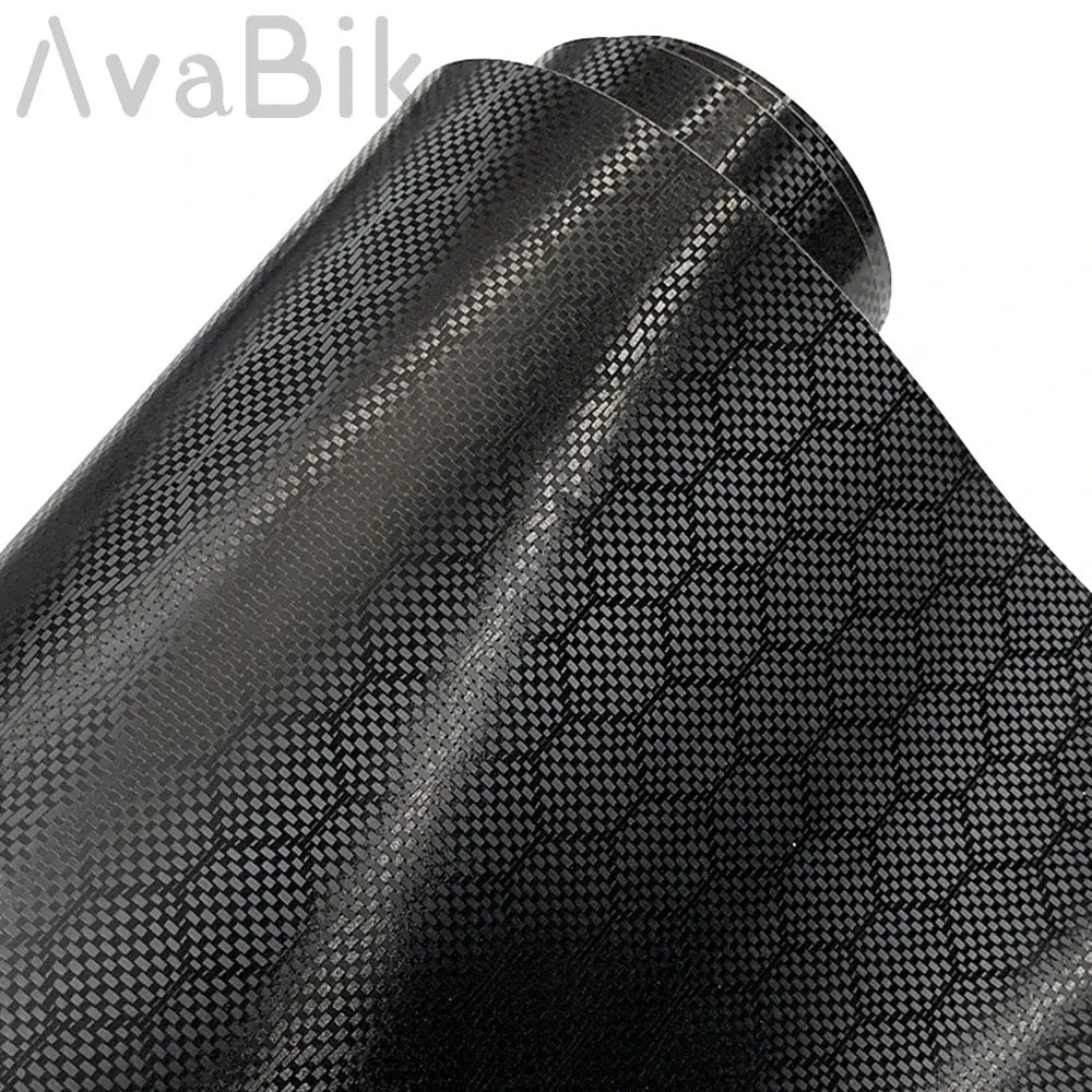 Retail Hexagonal Honeycomb Carbon Fiber Black Football Pattern Sticker Vinyl Car Wrap Foil Self Adhesive with Air Bubble Free
