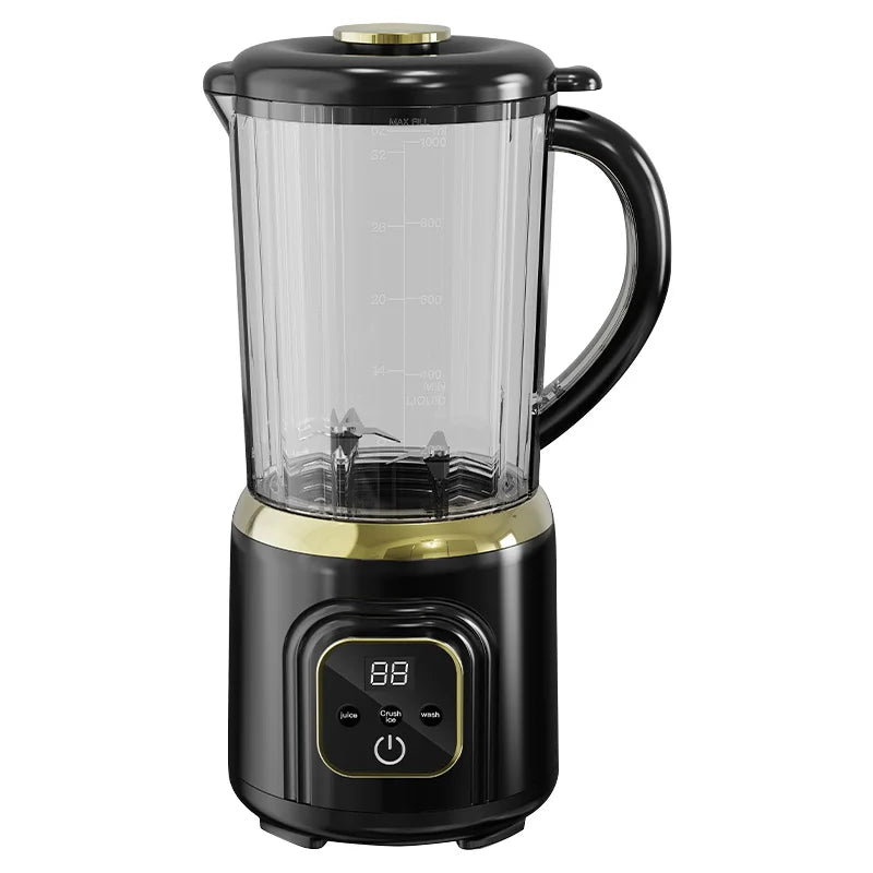 1000 ML Household Juicer Blender Ice Crusher Dual-blade digital display juicer USB Rechargeable Electric Fruit Juice Machine