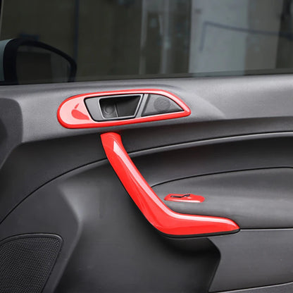 For Ford Fiesta 2009-2013 2012 2011 2010 Door Handle Decoration Protective Cover Trim Sticker