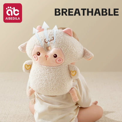 AIBEDILA Triple-sided Fall Baby Head Protector Pillow Cute Animals Anti-Fall Pillow for Crawling Walking Toddler Back Safety Pad