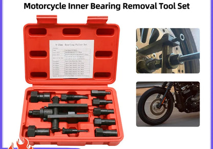 10Pcs 8-25MM Blind Internal Bearing Removal Tool Two Jaw Inner Insert Motorcycle Bearing Disassembly Tool Set
