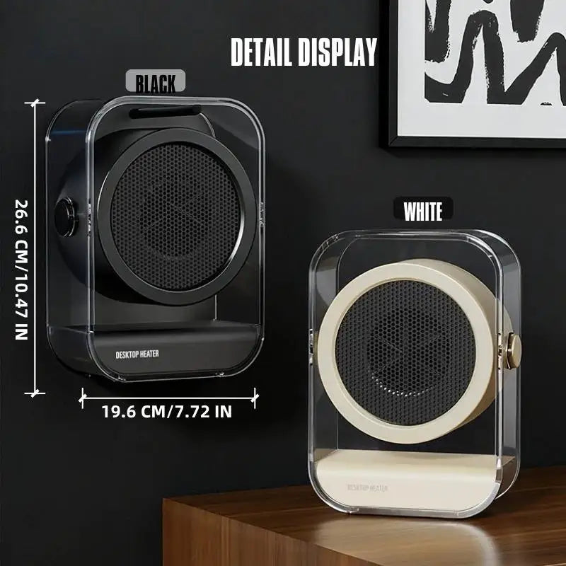 New Home Low-Noise Desktop Heater, Fast Heating, Energy Saving, Portable Multifunctional Heater with Handle for Office Use