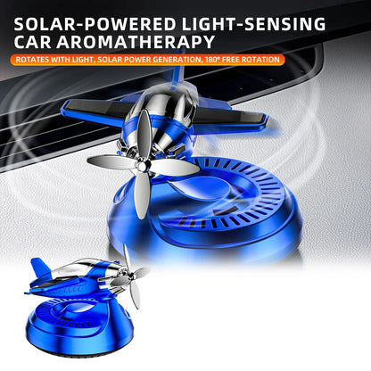 Solar Car Air Freshener Perfume Helicopter Decor Interior Decor Solar Car Rotating Aromatherapy Perfume Car Decorative Accessori