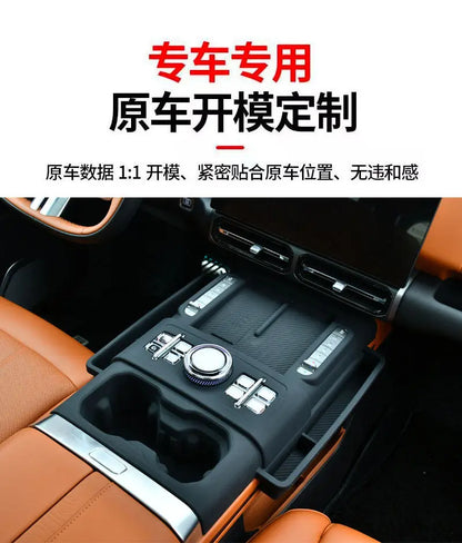 For Jetour G700 2026 Central Control Wireless Charging Silicone Pad Dustproof Anti-slip Mat Center Console Storage Box