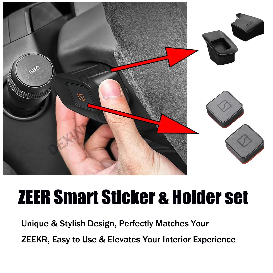 car lingdong tie bluetooth connection device stickers for geely zeekr 001/007/009/7X/8X/X/007GT 2021-2026 decorate accessories