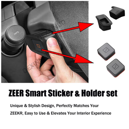 car lingdong tie bluetooth connection device stickers for geely zeekr 001/007/009/7X/8X/X/007GT 2021-2026 decorate accessories