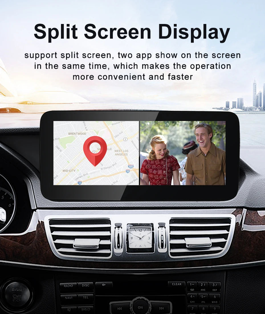 STWE New Car Multimedia Wireless Android AUTO CarPlay 10.25inch 12.3inch Screen For Mercedes Benz E Class W212 Car Video Players
