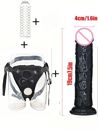 Wearable Strapon Penis for Lesbian G Spot Erotic Stimulator Adult Standard Size Panties Strap on Dildo Pants Sex Toys for Women