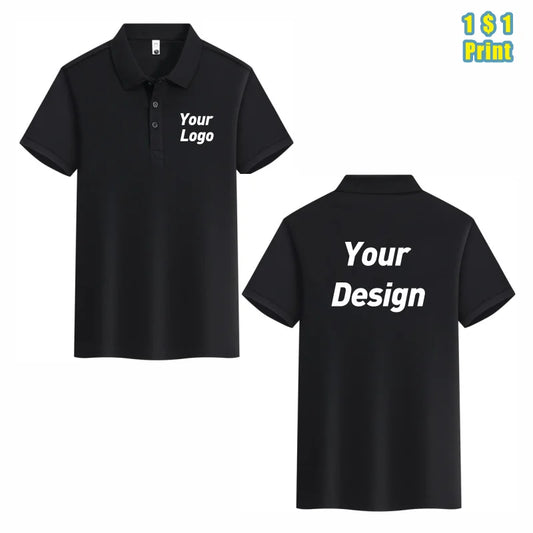 Polo Shirt Custom Logo Causal Embroidery Personal Company Brand Print Men And Women Clothing 16 Colors Summer Fashion Tops