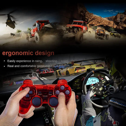 2.4G Wireless Controller Gamepad Dual Vibration Joystick for P2 Console PC Game Controle Joypad USB